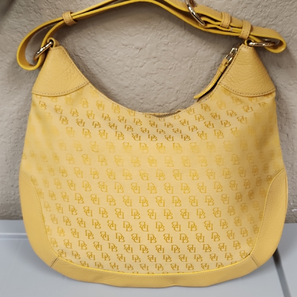 Dooney & Bourke Yellow Geometric Hobo Bag